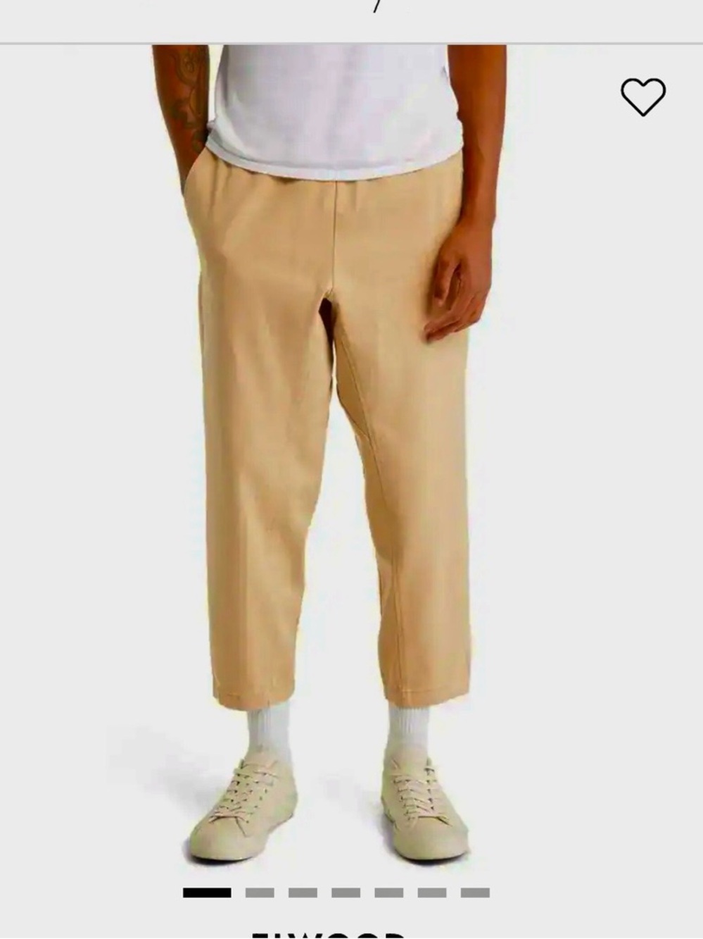 ELWOOD
Traveler Stretch Cotton Pants $78 rare tan casual spring classic